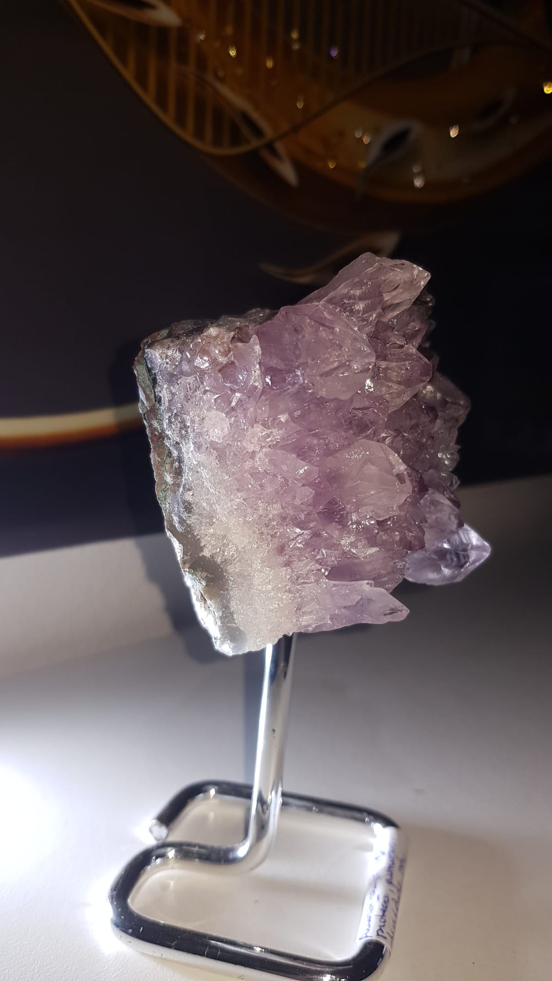 Drusa de Ametista com pé