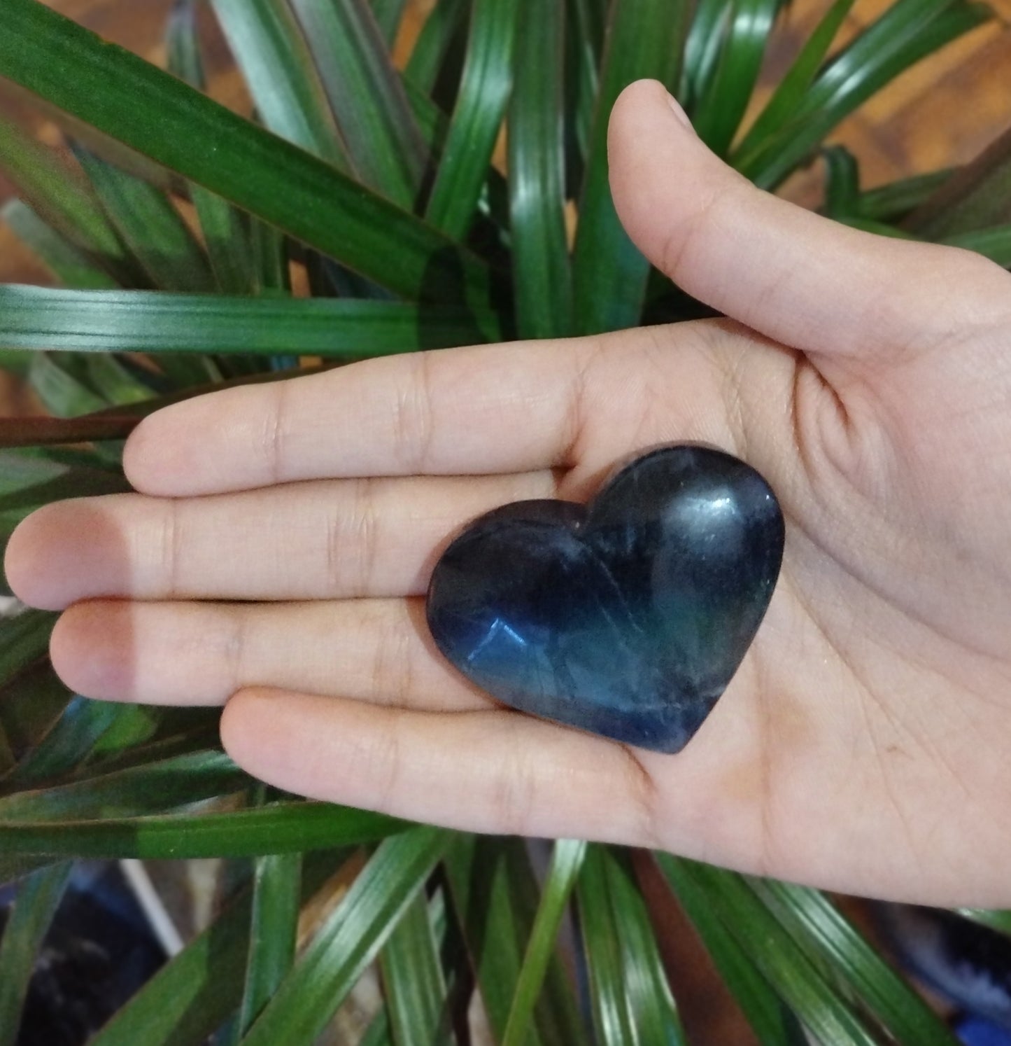 Coração Fluorite