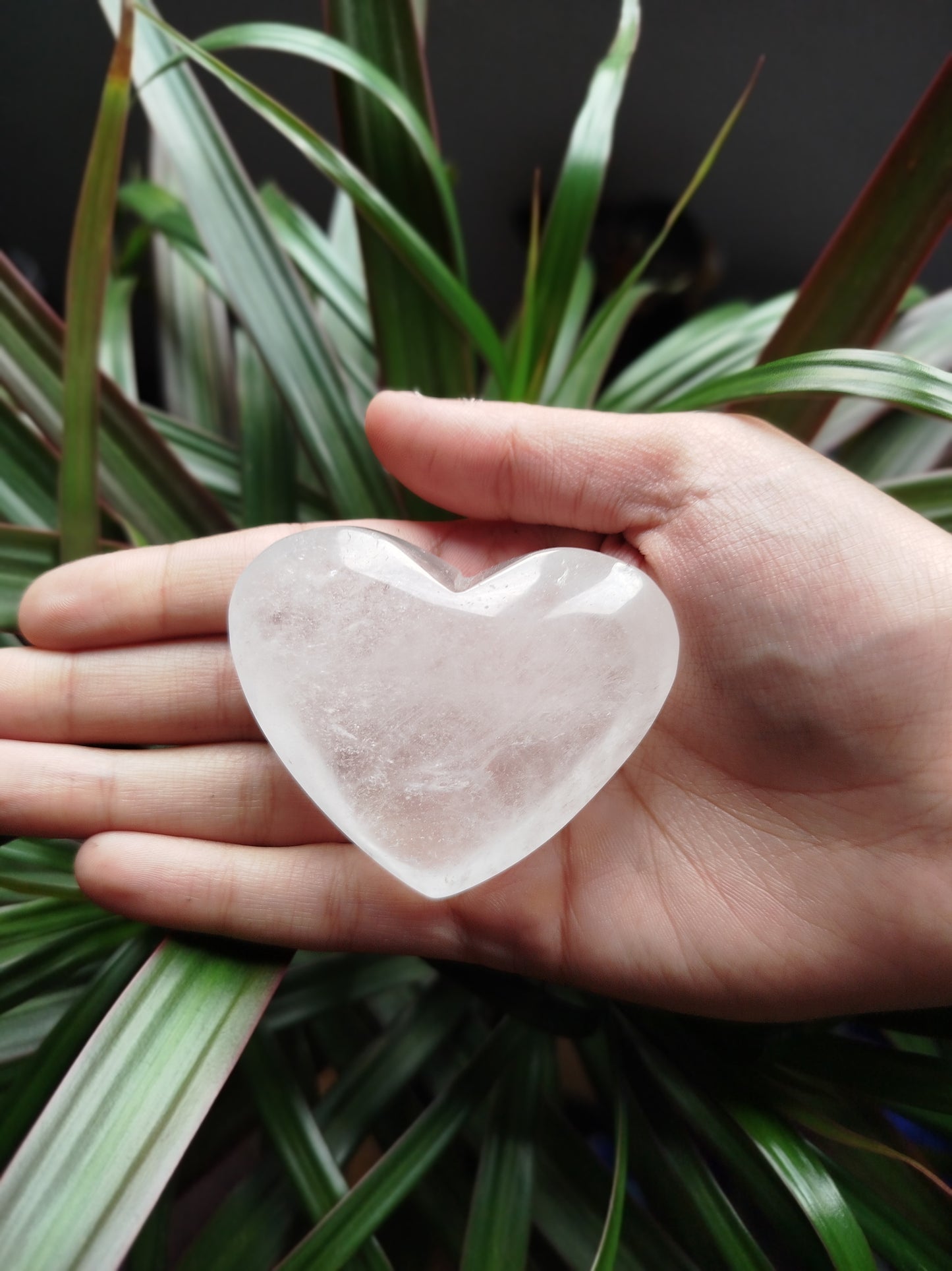 Coração Quartzo Cristal