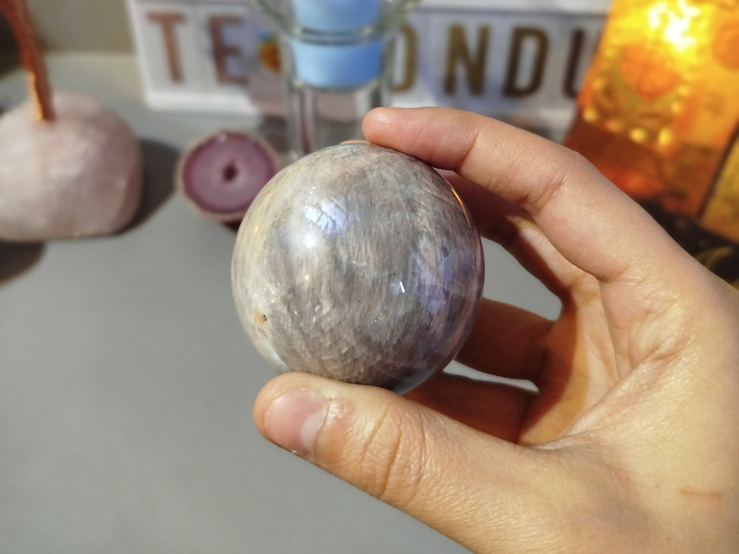 Bola Cristal Pedra da Lua