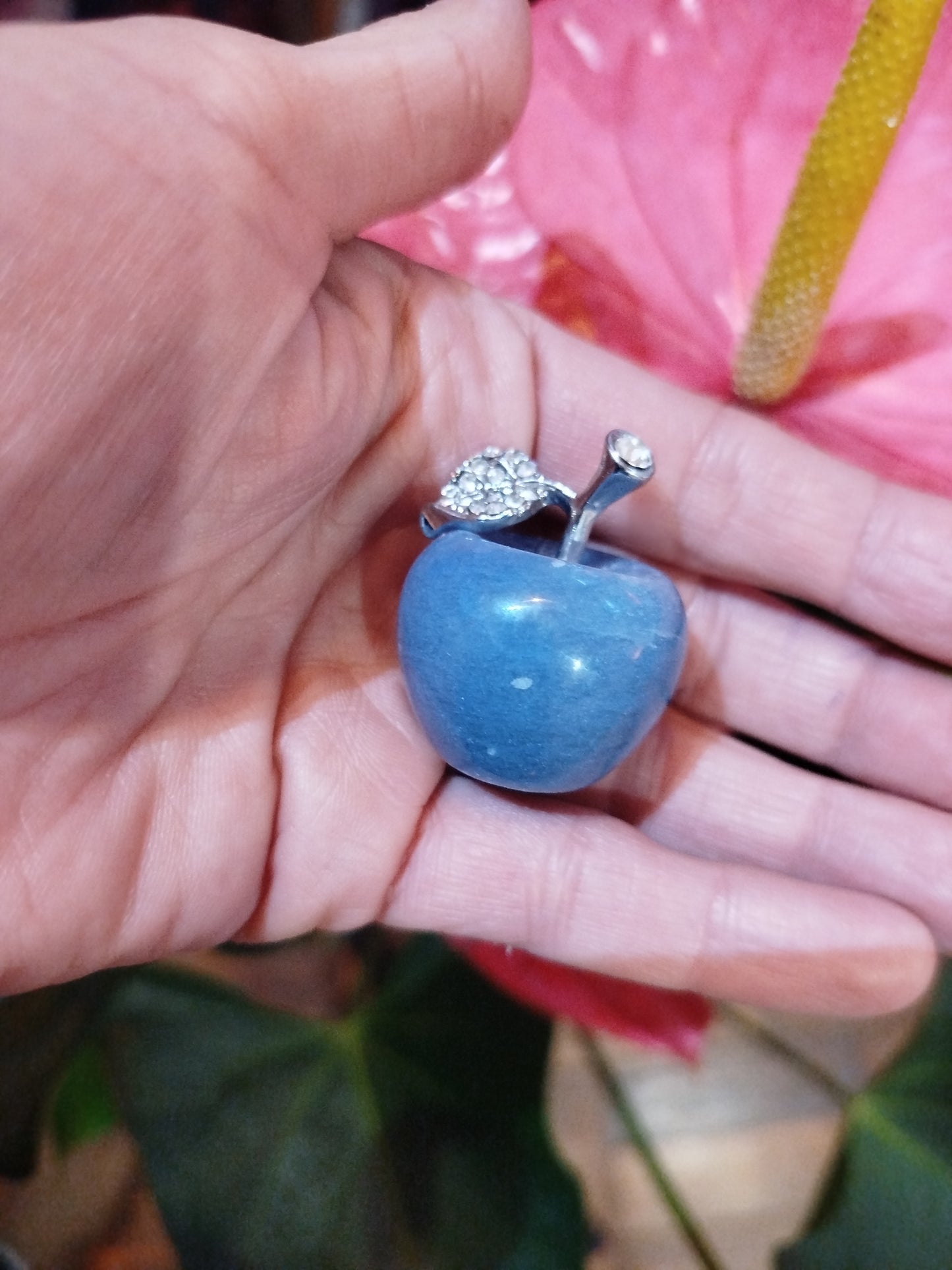 Maçã Aventurina Azul