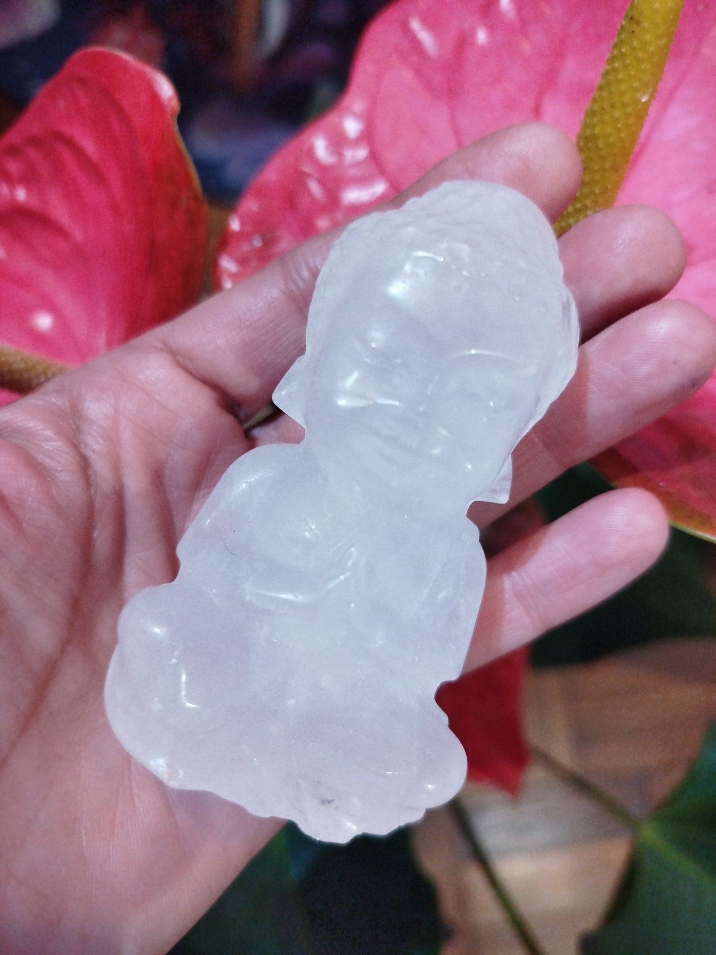 Buda Quartzo Cristal