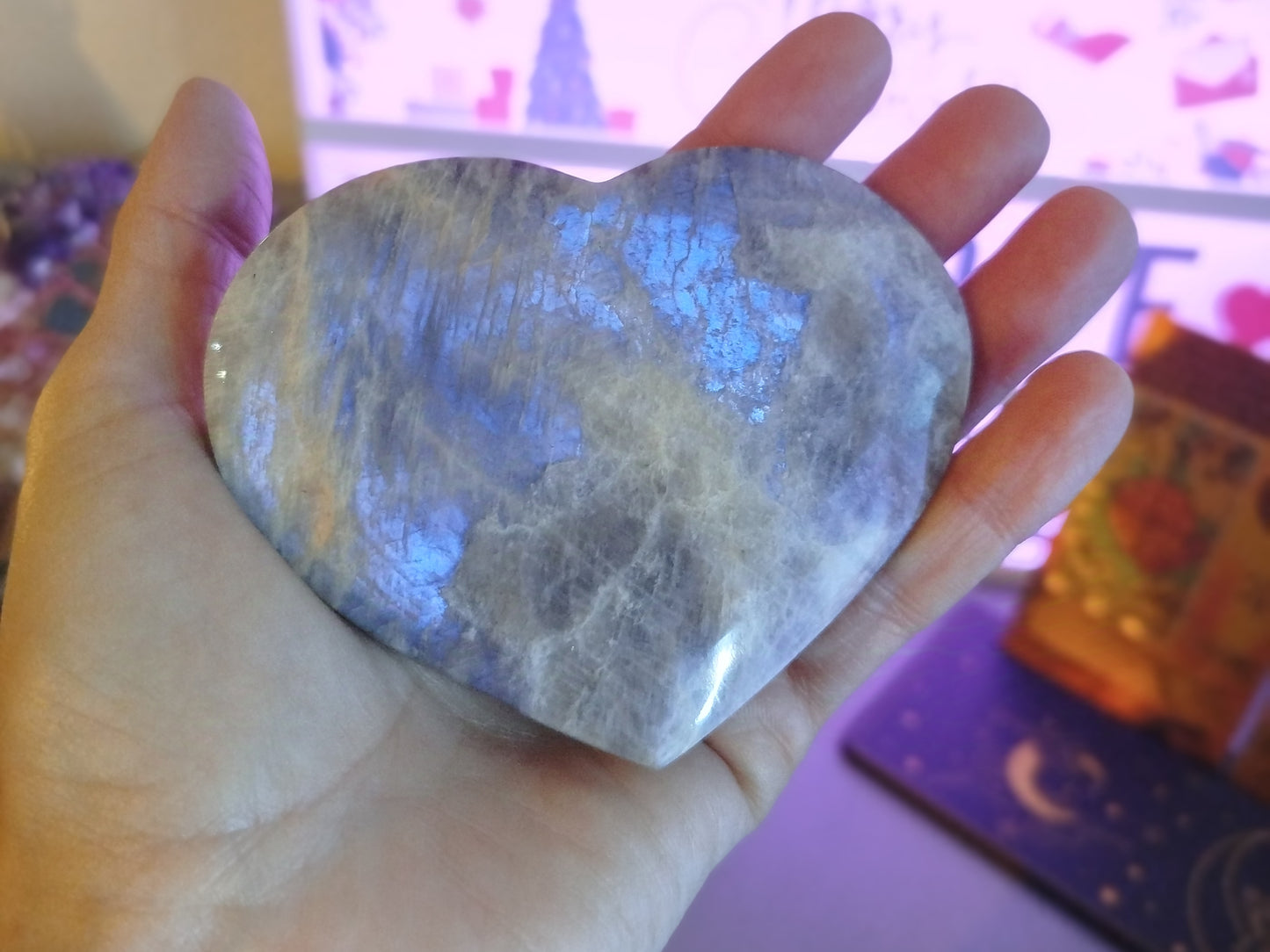 Coração Pedra da Lua