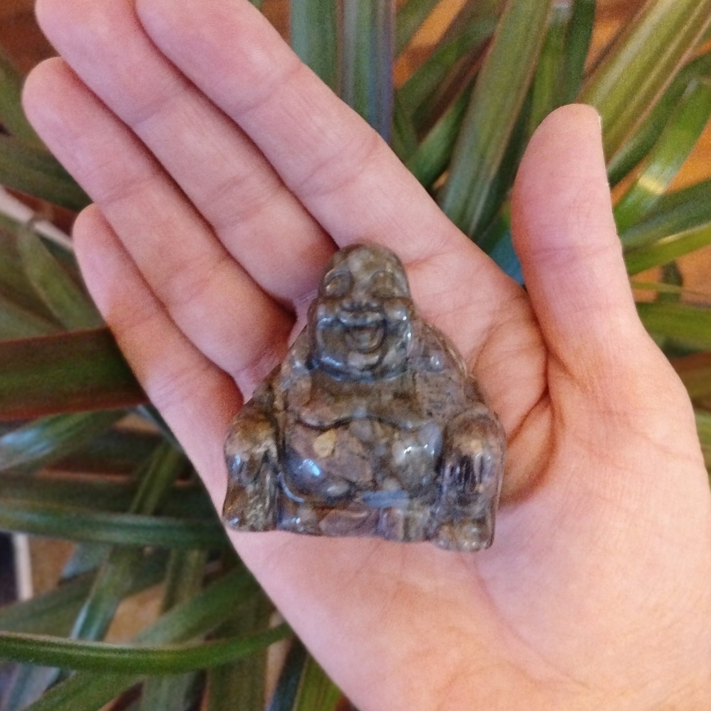 Fat Buda em Pedra Natural