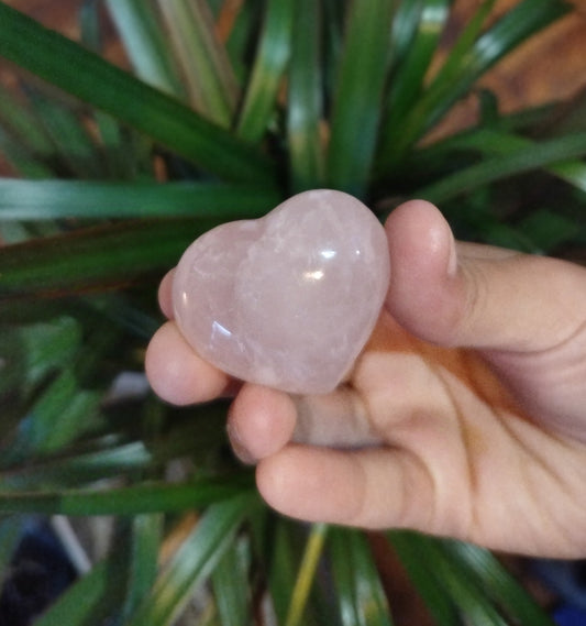 Coração Quartzo Rosa