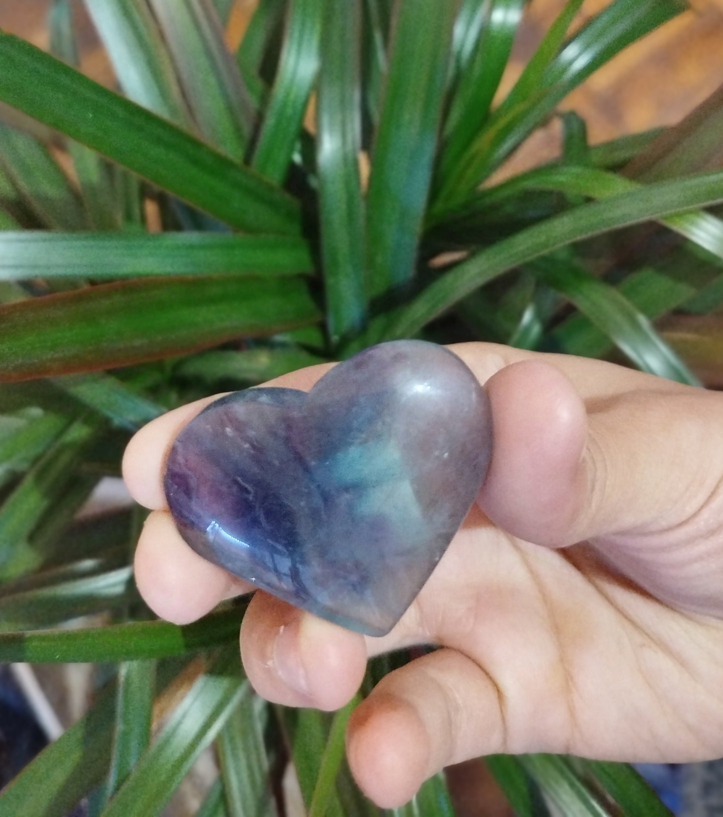 Coração Fluorite