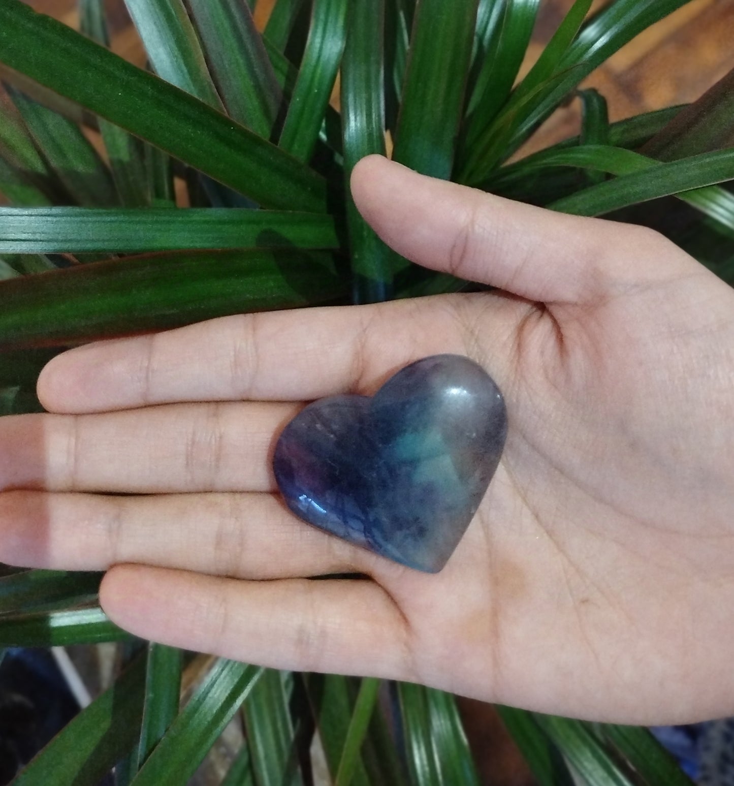 Coração Fluorite