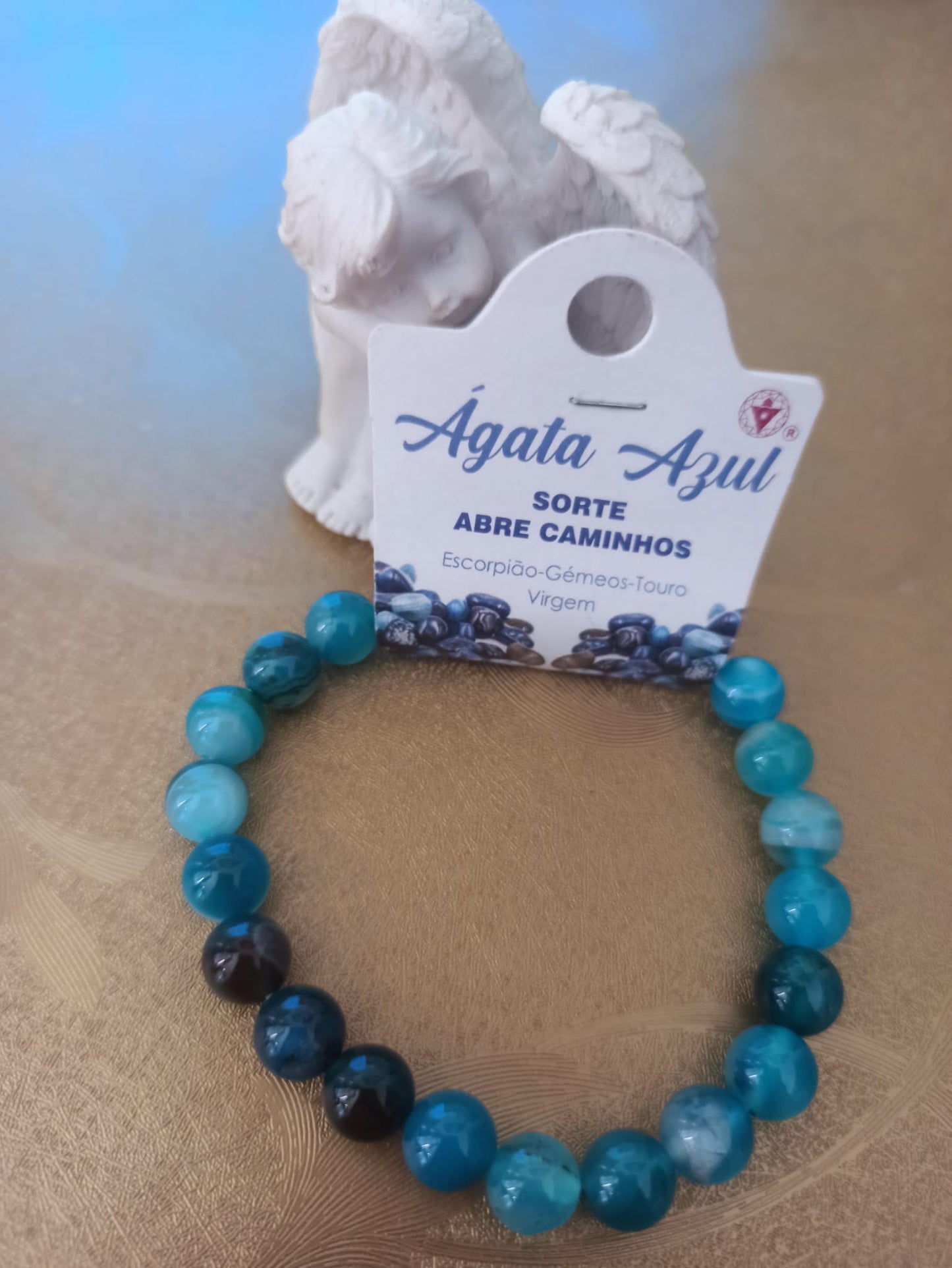 Pulseira Ágata Azul