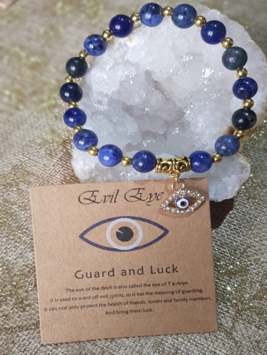 Pulseira Sodalite Olho Turco