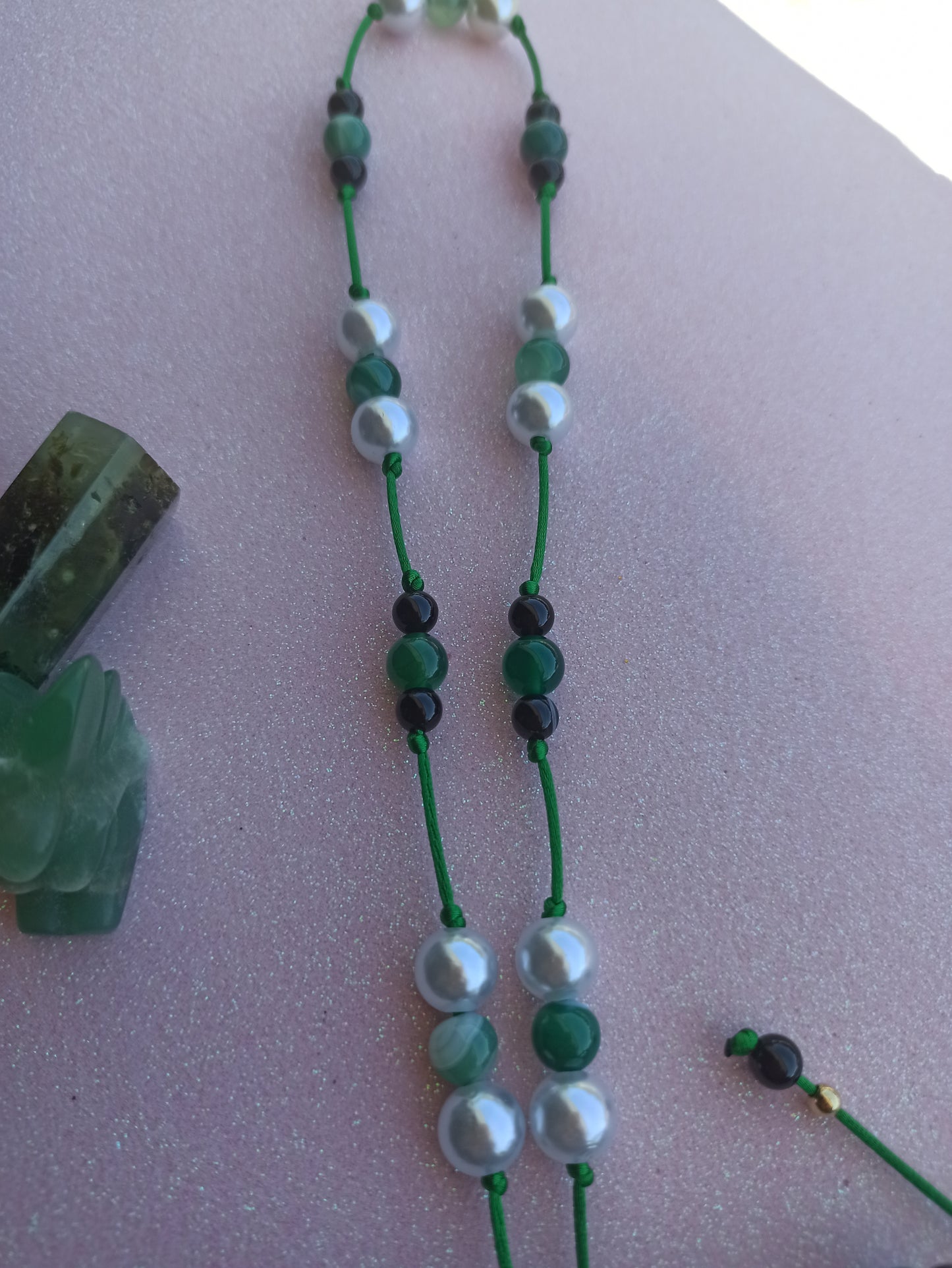 Conjunto Ajustável Ágata Verde